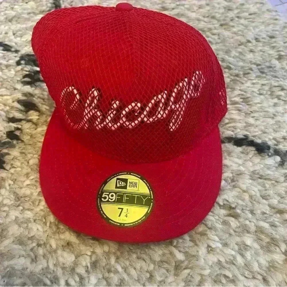 CHICAGO BULLS flat bill baseball hat - Picture 1 of 3